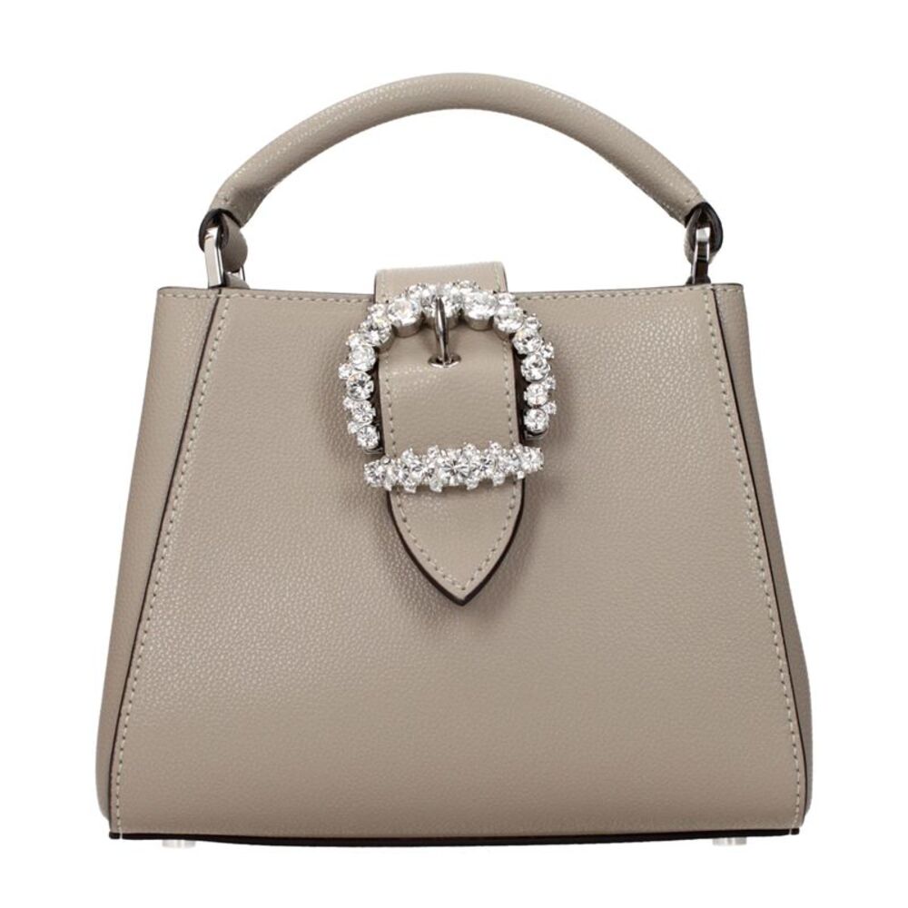 Jimmy Choo Gray Leather Women's Handbag